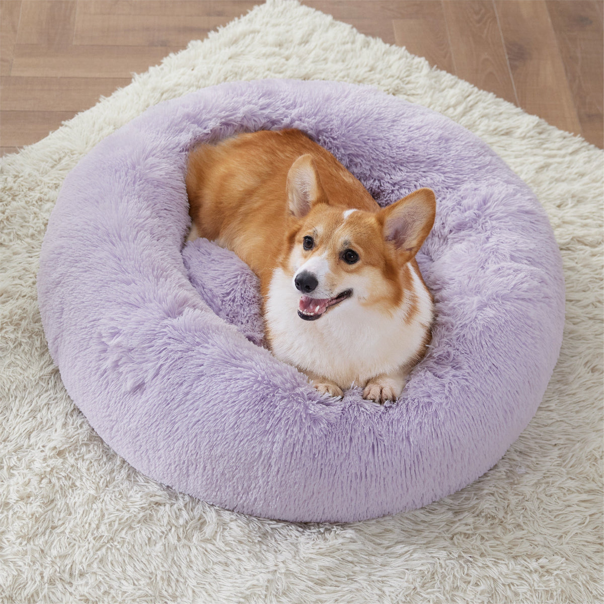 Calming Donut Bed for Dogs and Cats