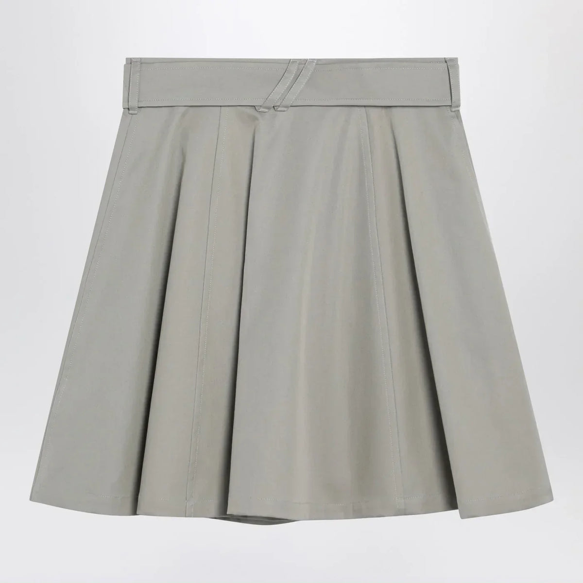 Burberry - Beige trench mini skirt in gabardine