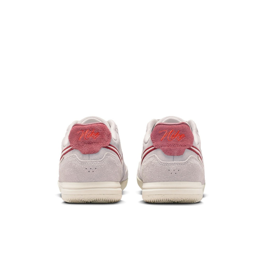 Nike Tiempo Streetgato PRM IN Indoor/Court Low-Top Soccer Shoes-  Moon Particle/Chalk/Team Red
