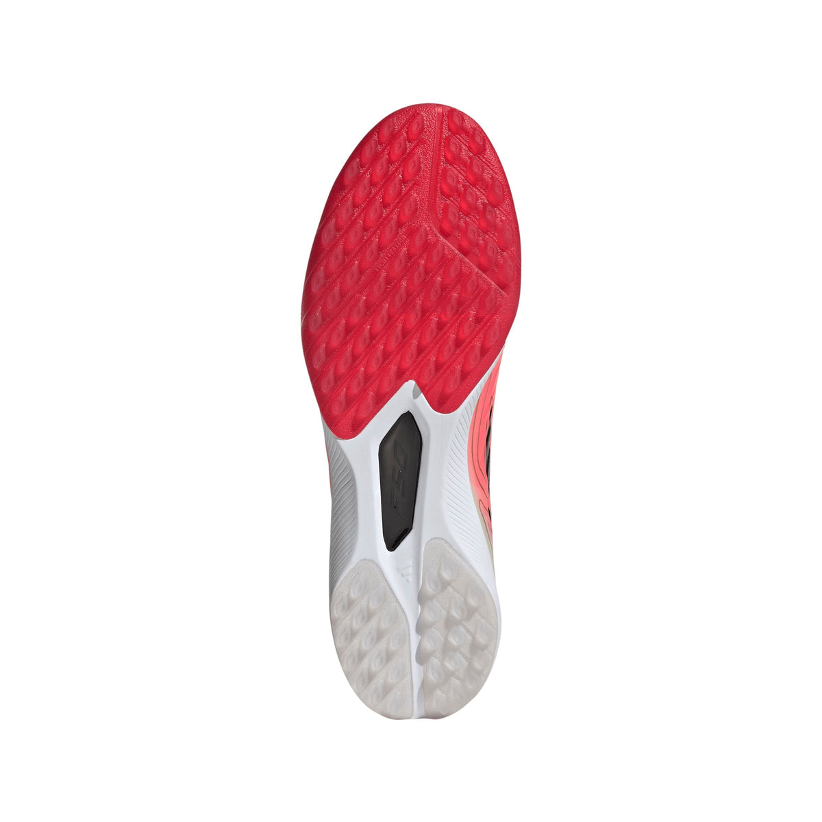 adidas F50 Hyperfast Pro TF Turf Soccer Cleats - Solar Turbo / Core Black / Gold Metallic