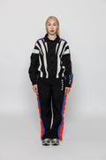 OLYMPIA TRACK JACKET -- BLACK