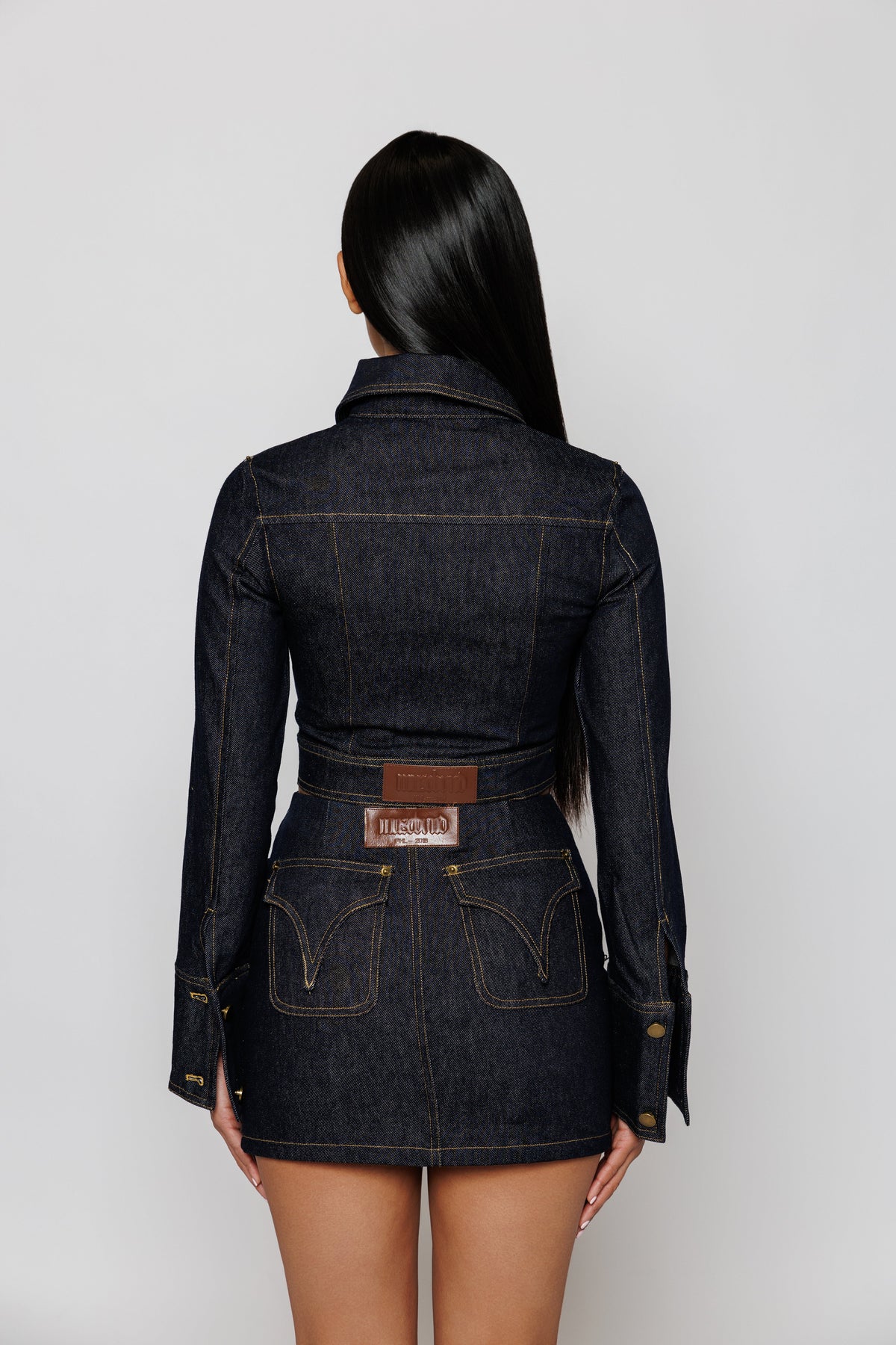 MARLEI DENIM MINI SKIRT