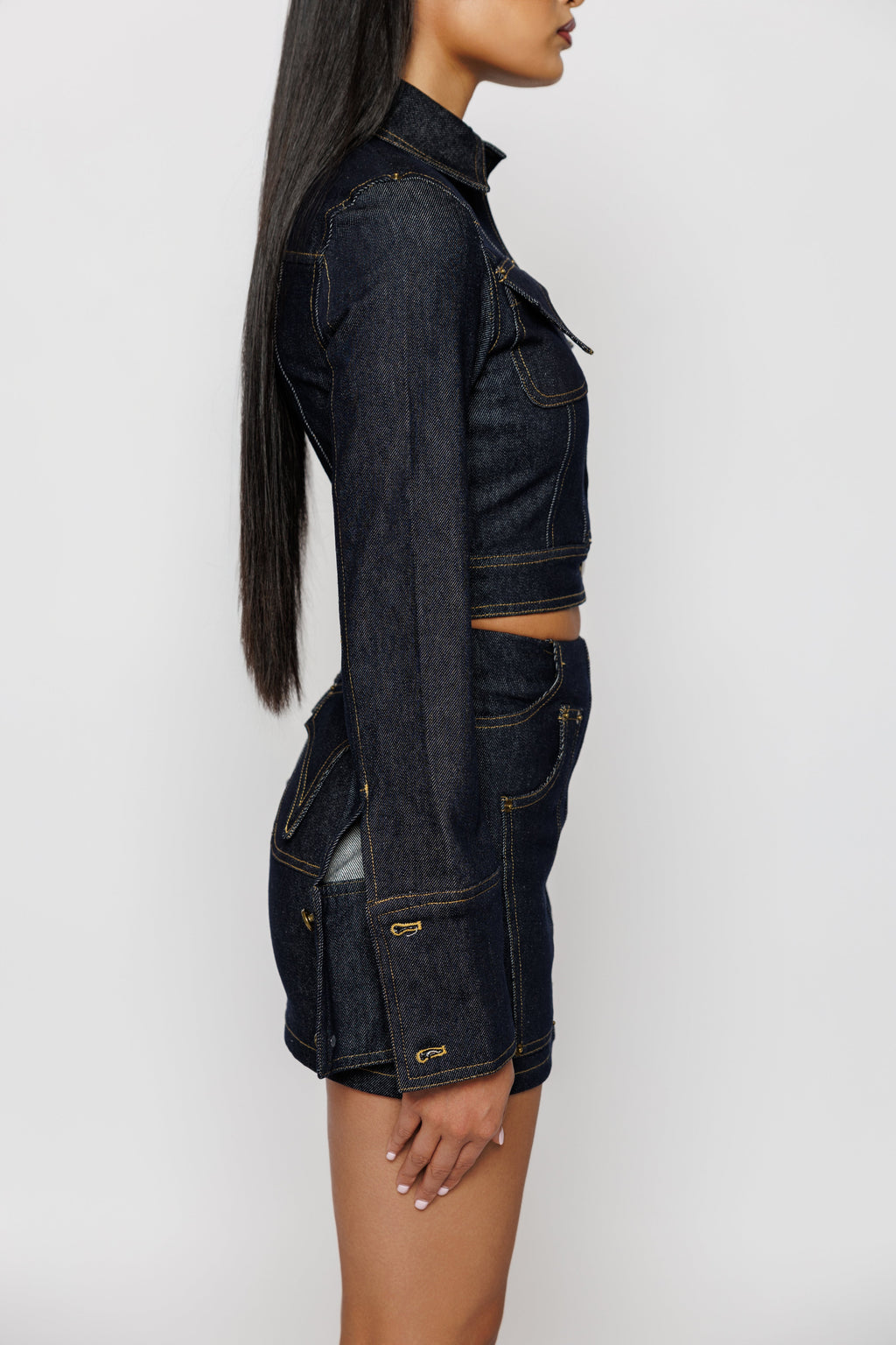 MARLEI DENIM MINI SKIRT