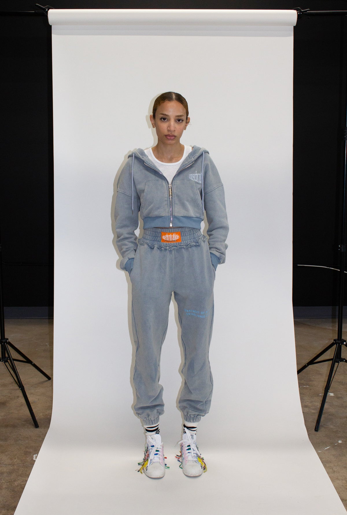 MB ATHLETICS STONEWASHED JOGGER -- DENIM