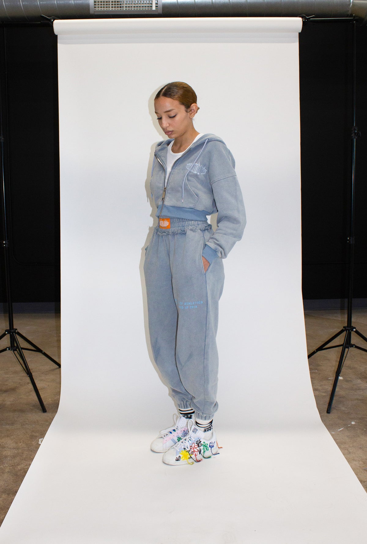 MB ATHLETICS STONEWASHED JOGGER -- DENIM