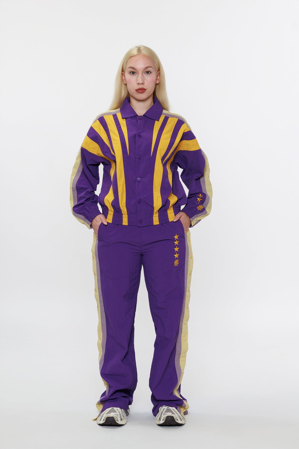 OLYMPIA TRACK PANT -- PURPLE