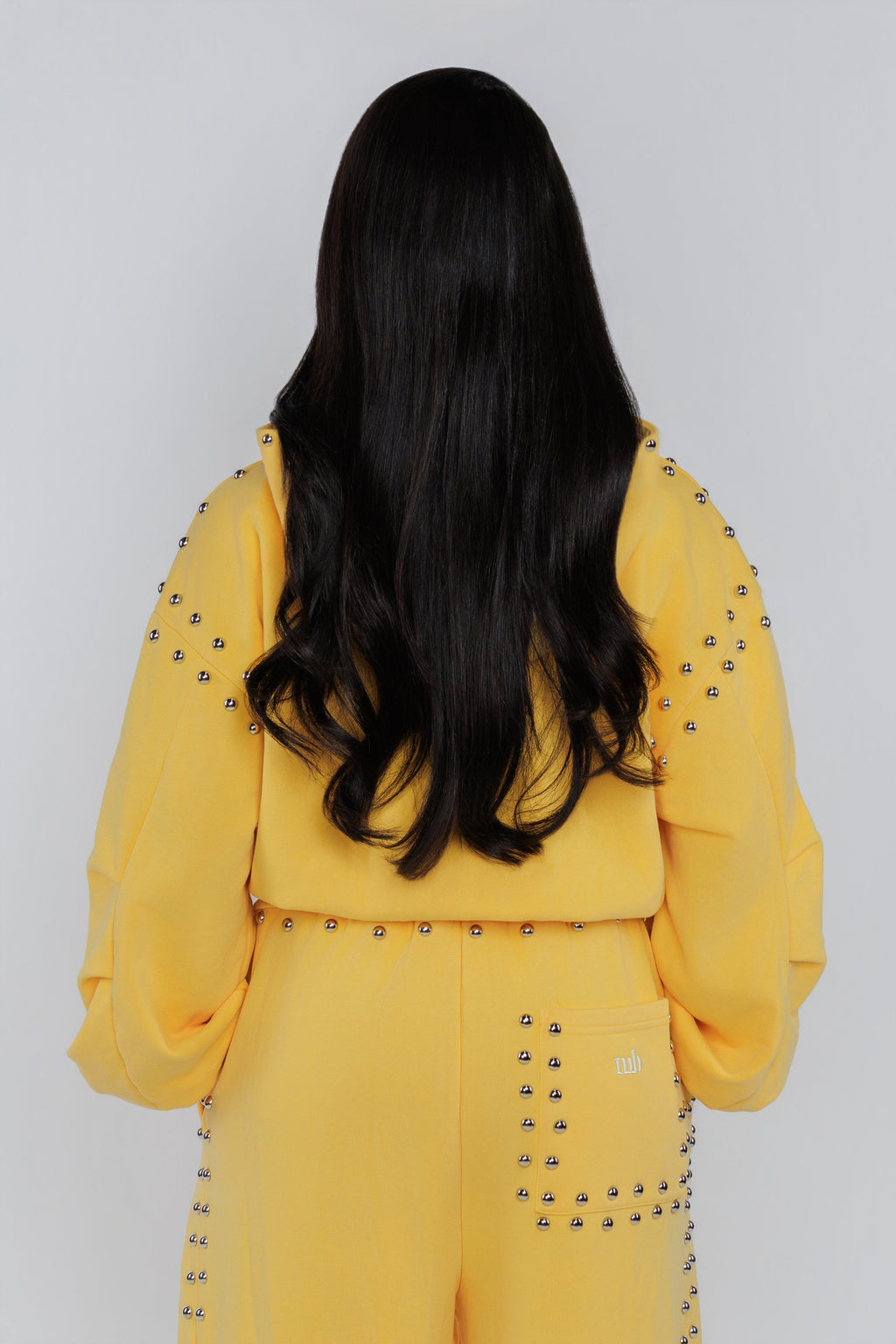 LIMITED EDITION -- MARX STUDDED SWEAT JACKET -- SUNSHINE