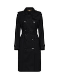 Burberry Kensington Trench Coat — Black