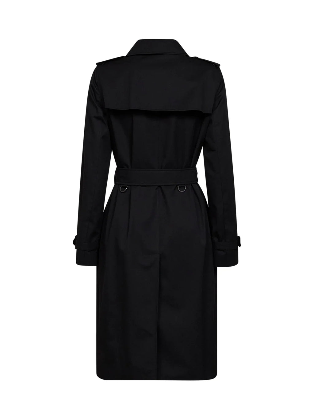 Burberry Kensington Trench Coat — Black