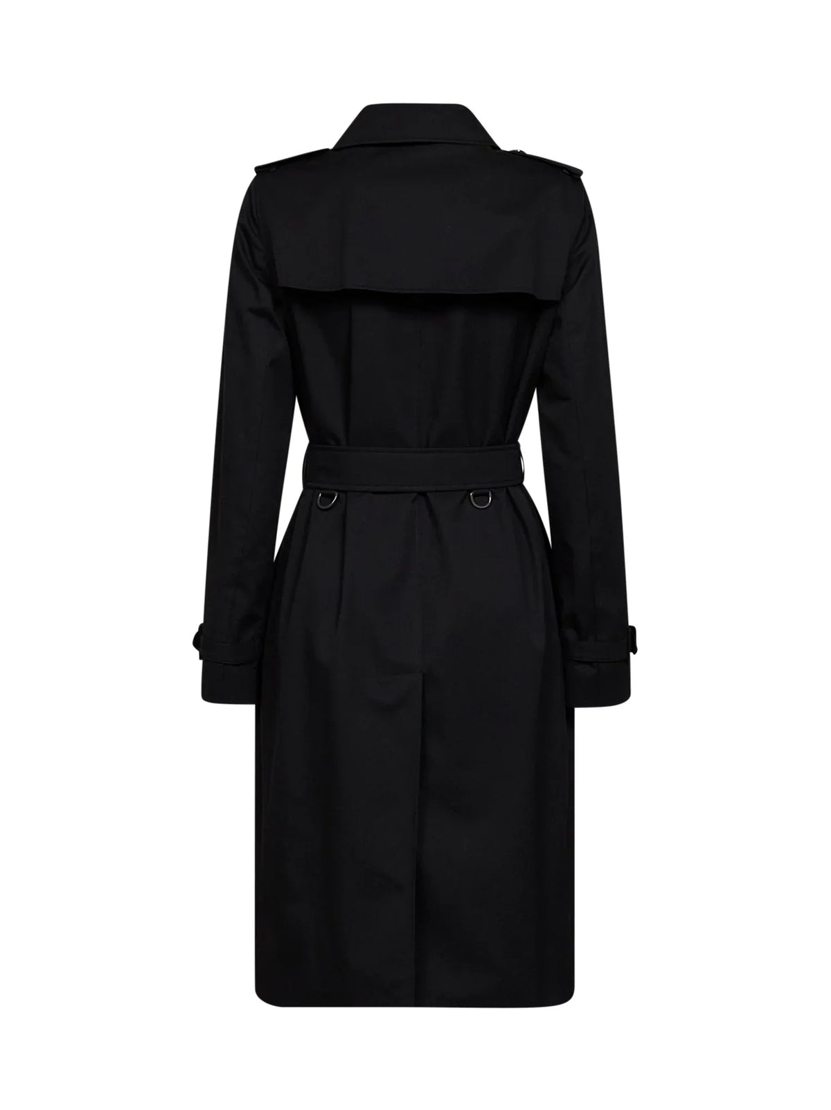 Burberry Kensington Trench Coat — Black