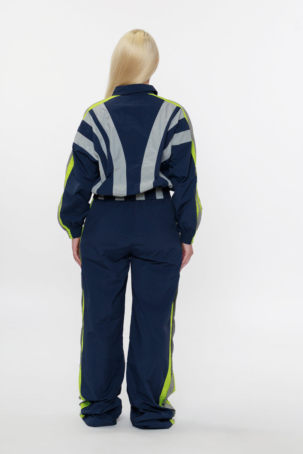 OLYMPIA TRACK JACKET -- NAVY BLUE